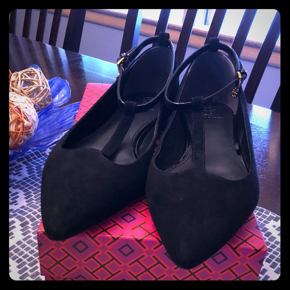 Tory Burch Ashton T Strap Flats